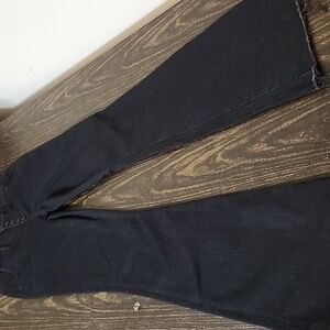 Miss Me Mid Rise Flare black Stretch denim Jean size 27 Tall